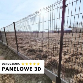 Panele ogrodzeniowe 123 cm + podmurówka – tanio i szybko!