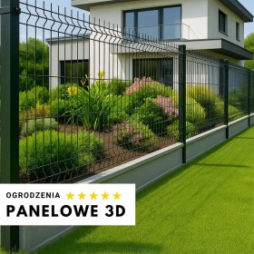 Ogrodzenie panelowe 153 cm + podmurówka 25 cm | HIT SEZONU