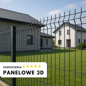 Ogrodzenie panelowe 153 cm + podmurówka | PRODUCENT