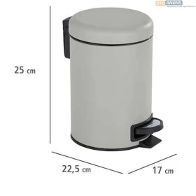 Kosz łazienkowy Wenko Leman Matt 3L beżowy