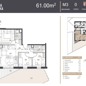 NOWE MIESZKANIA. 4 POKOJE!  OGÓRDEK 81,40m2