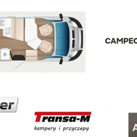 Fiat KAMPER BURSTNER CAMPEO TD 660 ATTRACTIVE DUCATO 2.2JTD 140 KM AUTOMAT NOWY! MODEL 2025
