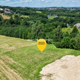 6 arów budowlanej, piękna panorama, Mogilany