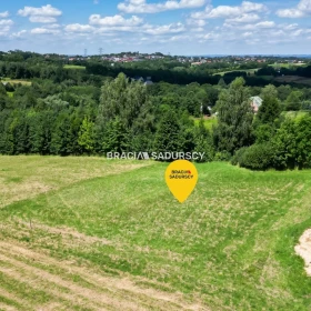 6 arów budowlanej, piękna panorama, Mogilany