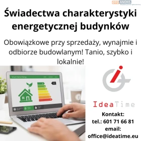 Świadectwa i audyty energetyczne
