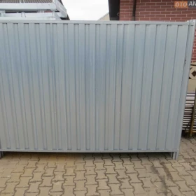 Ogrodzenie tymczasowe budowlane z blachy trapezowej