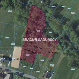 Działka budowlano-leśna. Siepraw.