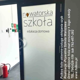 Folie matowe , dekoracyjne, przeciwsłoneczne, bezpieczne i antywłamaniowe...-Usługa oklejania szyb Warszawa Białołęka , Tarchomin, Targówek i okolice 