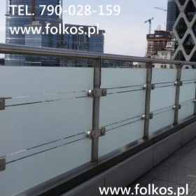 Oklejamy balkony w Warszawie - folie matowe prywatyzujące na balkony Warszawa -Usługa oklejania balkonów 