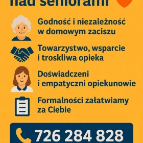 Całodobowa opieka nad seniorem w domu - Zamów opiekę