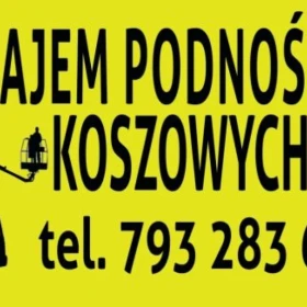 Podnośnik koszowy Żyrardów Mszczonów Skierniewice Wiskitki Miedzyborow Jaktorow Puszcza Mariańska Guzów Bielice Miedniewice Radziejowice Grzegorzewice