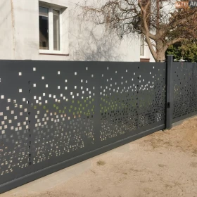 Nowoczesne bramy i furtki – wzory CNC ogrodzenia producent pomorskie TANIO