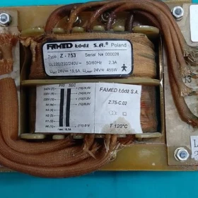 Polecam Mocny Transformator 220/240/V 19,5 Ampera