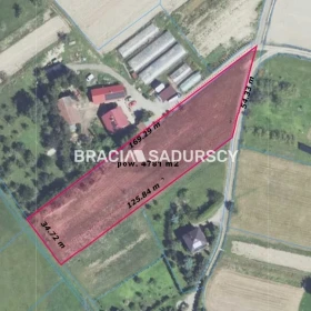 DZIAŁKA BUDOWLANA SZYK 47 A PŁASKA WIDOKOWA UZBRO.