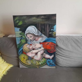 Sprzedam obraz Marka boska karmiąca