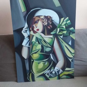 Sprzedam obraz Tamara Łempicka - Kobieta w Kapeluszu