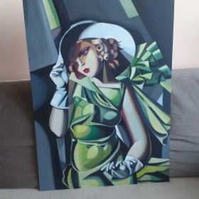 Sprzedam obraz Tamara Łempicka - Kobieta w Kapeluszu