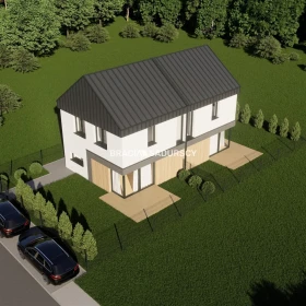 3pok.65m2 dwupoziomowe/nowoczesna bryła budynku 