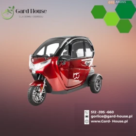 PROMOCJA!!! Skuter elektryczny zabudowany MICRO CAR BILI BIKE CITY GO