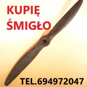 KUPIĘ STARE DREWNIANE ŚMIGŁO OD SAMOLOTU KONTAKT 694972047
