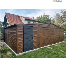 Garaż blaszany 8x6 Brama 1,90