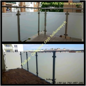 Okleiny balkonowe Pruszków- okleiny na szklane balustrady balkonowe - Usługa oklejania balkonów Pruszków i okolice 