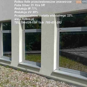 Folia Silver 35 Xtra SR- folie montaż, sprzedaż Warszawa - Folia przeciwsłoneczna zewnetrzna TEL.531-005-526 -folie z usługą oklejania szyb