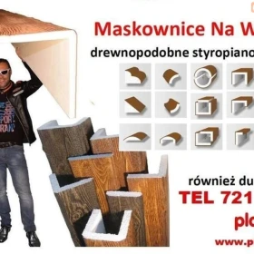 Na wymiar - Maskowanice belki rustykalne styropianowe - Maskownica prosto od producenta