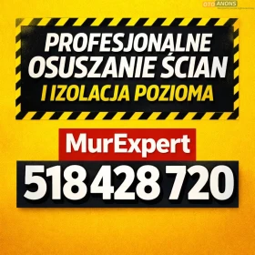Profesjonalne osuszanie ścian i izolacja pozioma | MurExpert ŚLĄSK/ MAŁOPOLSKA