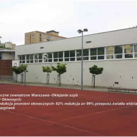 Folie przeciwsłoneczne Solar Screen w Warszawie. Sprzedaż i montaż folii Chrome, Platine oraz oklejanie szyb z redukcją UV, IR i nagrzewania.
