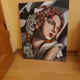 Sprzedam obraz Tamara Łempicka Kobieta z winogronami