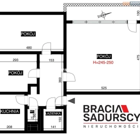 60 m² | 3 pokoje | Skawina, ul. Bukowska