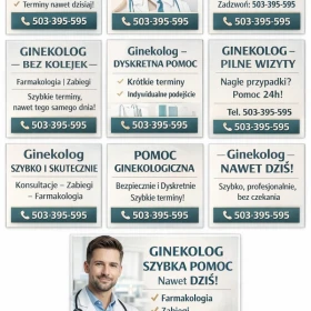 Ginekolog szybkie terminy 24h pełen zakres 