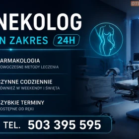 Ginekolog szybkie wsparcie i wizyty 24h
