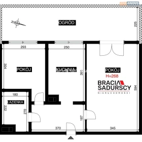 2 pok. +kuchnia, 51m2, Płaszów, Bagry, ogródek 