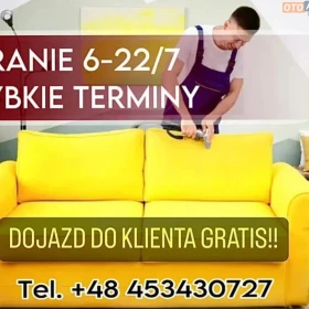 Pranie Tapicerki Sof Kanap Foteli Krzeseł Wersalki Materaca Wykładziny