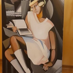 Sprzedam obraz Gizette- Łempicka intepretacja
