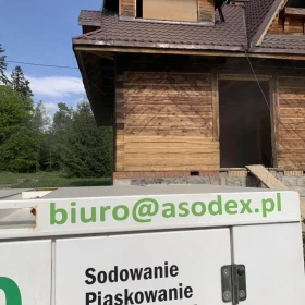 Sodowanie i piaskowanie elewacji — cegła, kamień, drewno | Śląsk + dojazd cała Polska