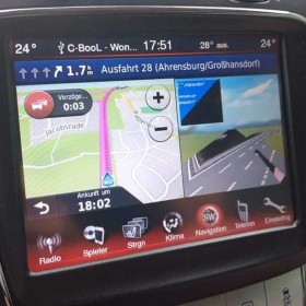 Najnowsza aktualizacja map uConnect 8.4 Garmin Fiat/Lancia/Chrysler/Maserati/Dodge