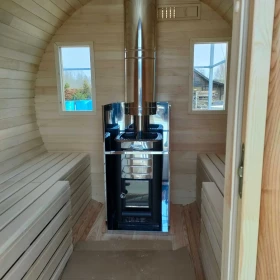 Sauna beczka 3m. DOSTĘPNA OD RĘKI