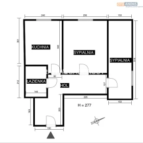 Idealne dla studenta lub inwestora, 49m2, 2 pokoje