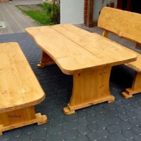 Meble ogrodowe drewniane huśtawka dostawa cały kraj wysyłka za granice