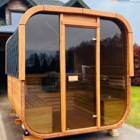 Sauna 2,5 m  MODEL KWADRATINO !!! elektryczna