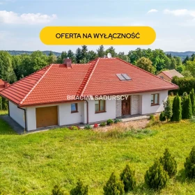 Nowoczesny dom parterowy w Łapanowie