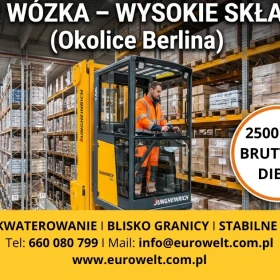 Operator Wózka Widłowego Wysokiego Składowania -okolice Berlina