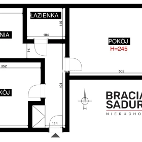 Os. Kościuszki | 45 m² | 2 pok | Piwnica | Centrum