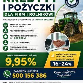 Kredyty dla firm i rolników