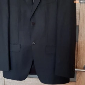 elegancka MARYNARKA męska, ciemnoszara, wełniana, na 182 cm, stan idealny, jak nowa