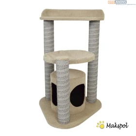 Drapak dla kota Makspol nr. 21Plus LEŻANKA Słupki 86cm KOLORY