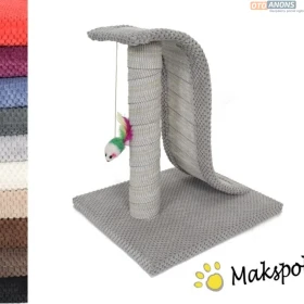 Drapak dla kota MAKSPOL Fala+ Zabawka Słupek 40 cm KOLORY